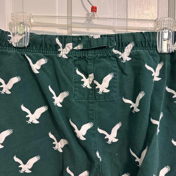 American Eagle Outfitters Men's  Pajama Bottoms - Green with White Birds - Picture 3 of 4